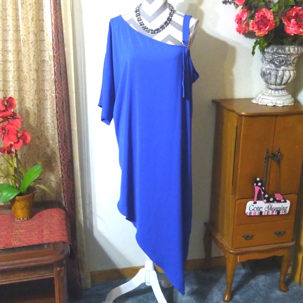 Midnight Velvet Blue Dress